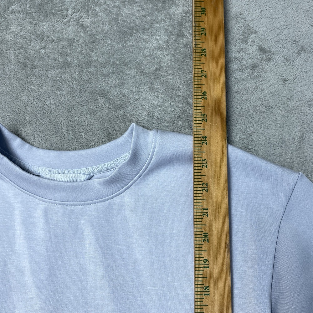 Mondetta Women's S Activewear Sweatshirt Light Blue a2307 - Picture 3 of 7